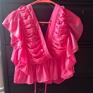 Vici ruffle top
